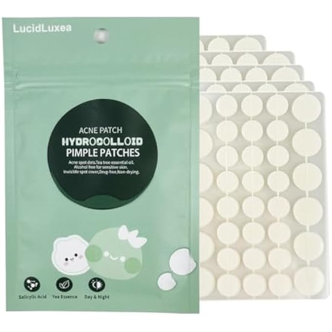 STRBOXONG ACNE PIMPLE PATCHES FOR FACE, SKIN CONTROL PIMPLE PATCH,HYDROCOLLOID PIMPLE PATCH FOR COVERING ZITS AND BLEMISHES,SPOT STICKERS FOR FACE AND SKIN(180 COUNT) - Image 1